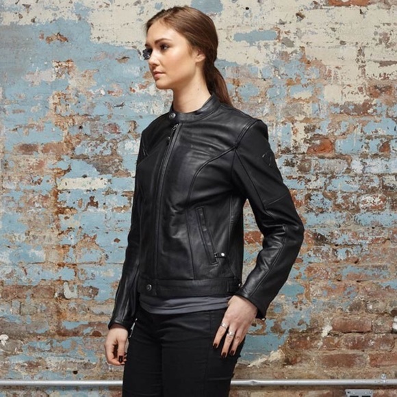 Revit Leather Motorcycle Jacket Black 4 